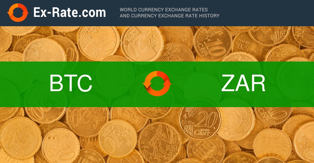 Convert Bitcoins to South African Rands | BTC To ZAR Exchange Rate