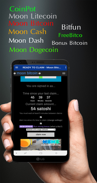 Moon Faucet Bitcoin Litecoin Dogecoin Dash APK for Android - Download