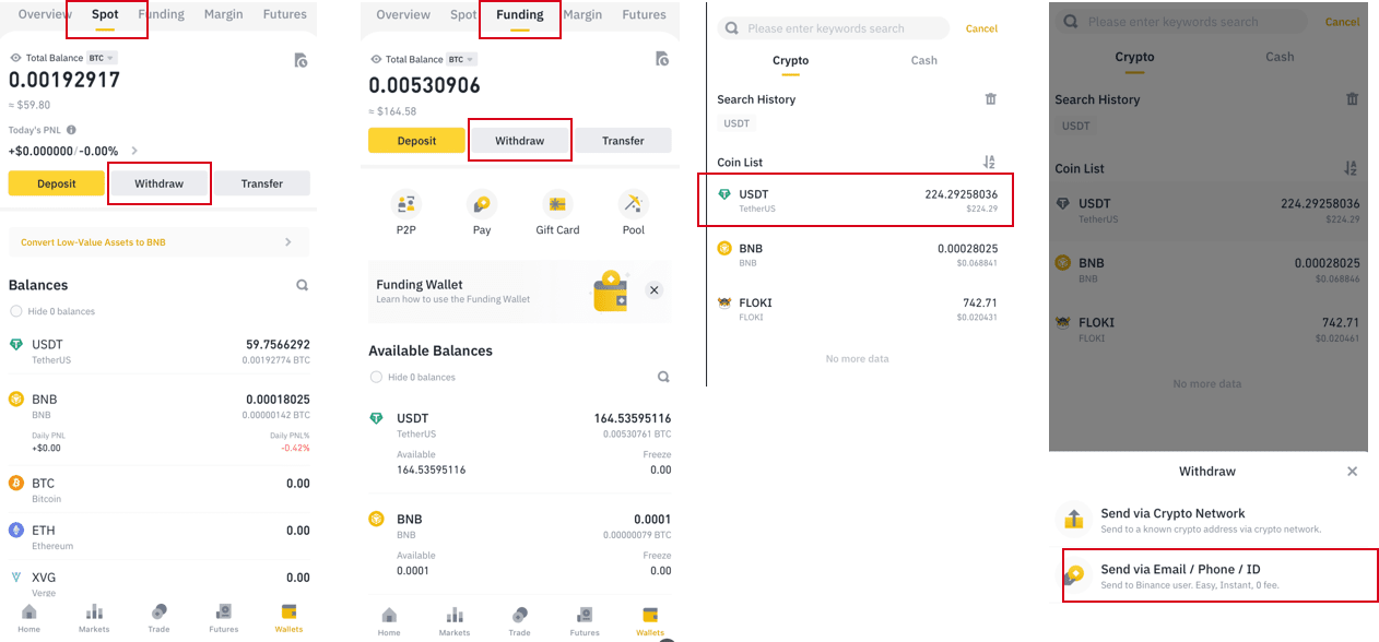 How to Transfer Crypto to Another Wallet on Binance - Serva Divitiis