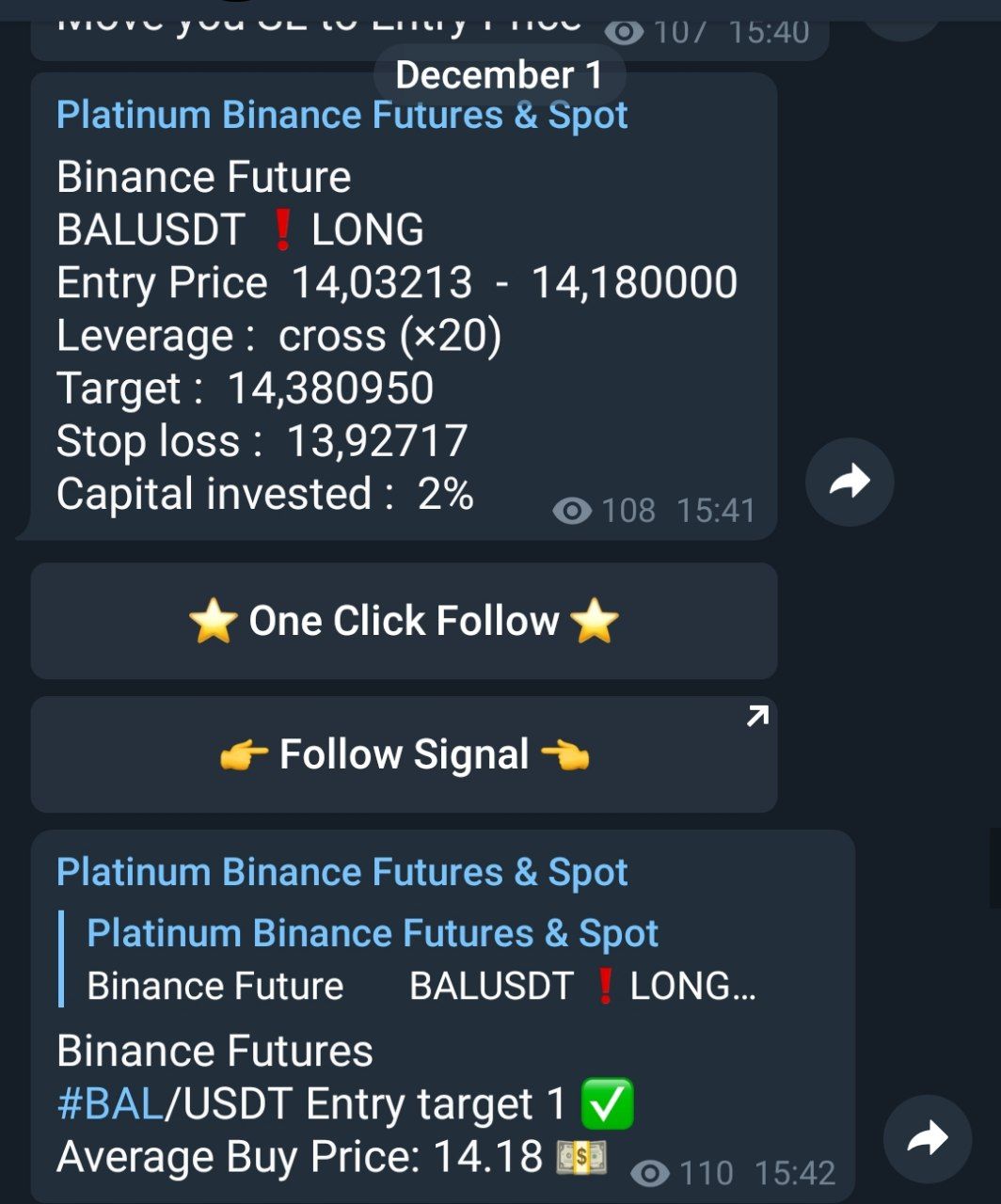 20+ Binance Trading Signals Telegram 