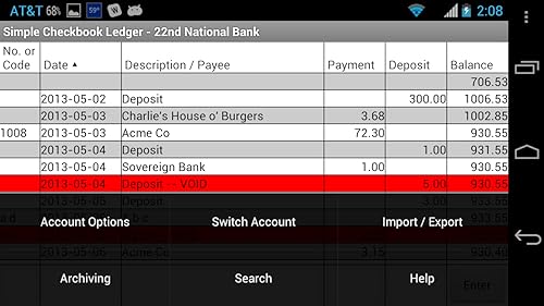 Checkbook Register - The Best App For Budgeting