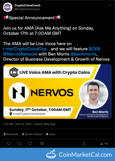 Nervos Network | upcoming crypto events | crypto news