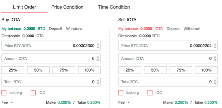 IOTA: Buy or sell IOTA with the lowest price and commission!