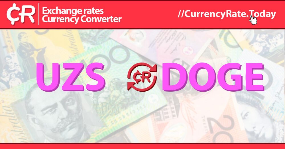 Calculate DOGE LEGION to UZS live today (DOGE LEGION-UZS) | CoinMarketCap