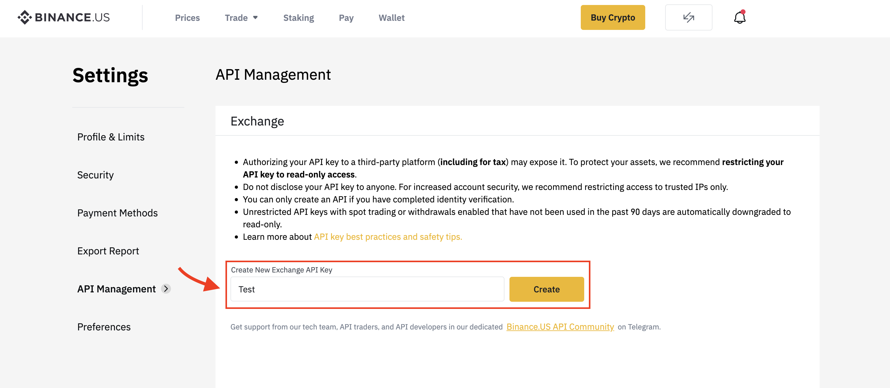 How to Create API Keys - Binance | Cornix Help Center