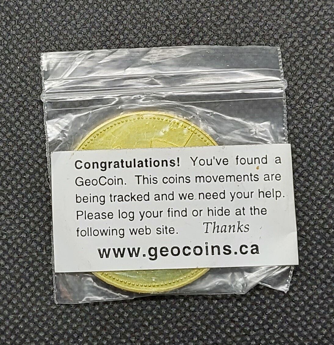 Canada Flag Micro Geocoin – Geoswag