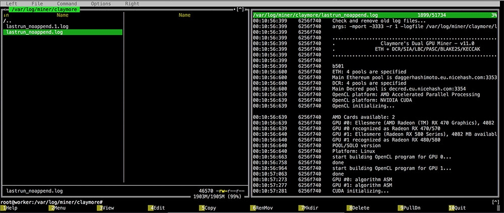 Where can I find the log file? : Awesome Miner