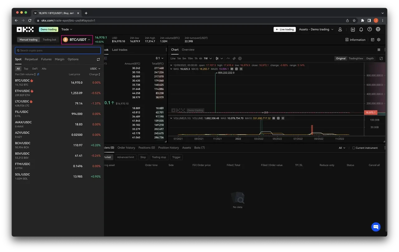 Phemex testnet: Zero-risks Crypto Simulation Trading Platform