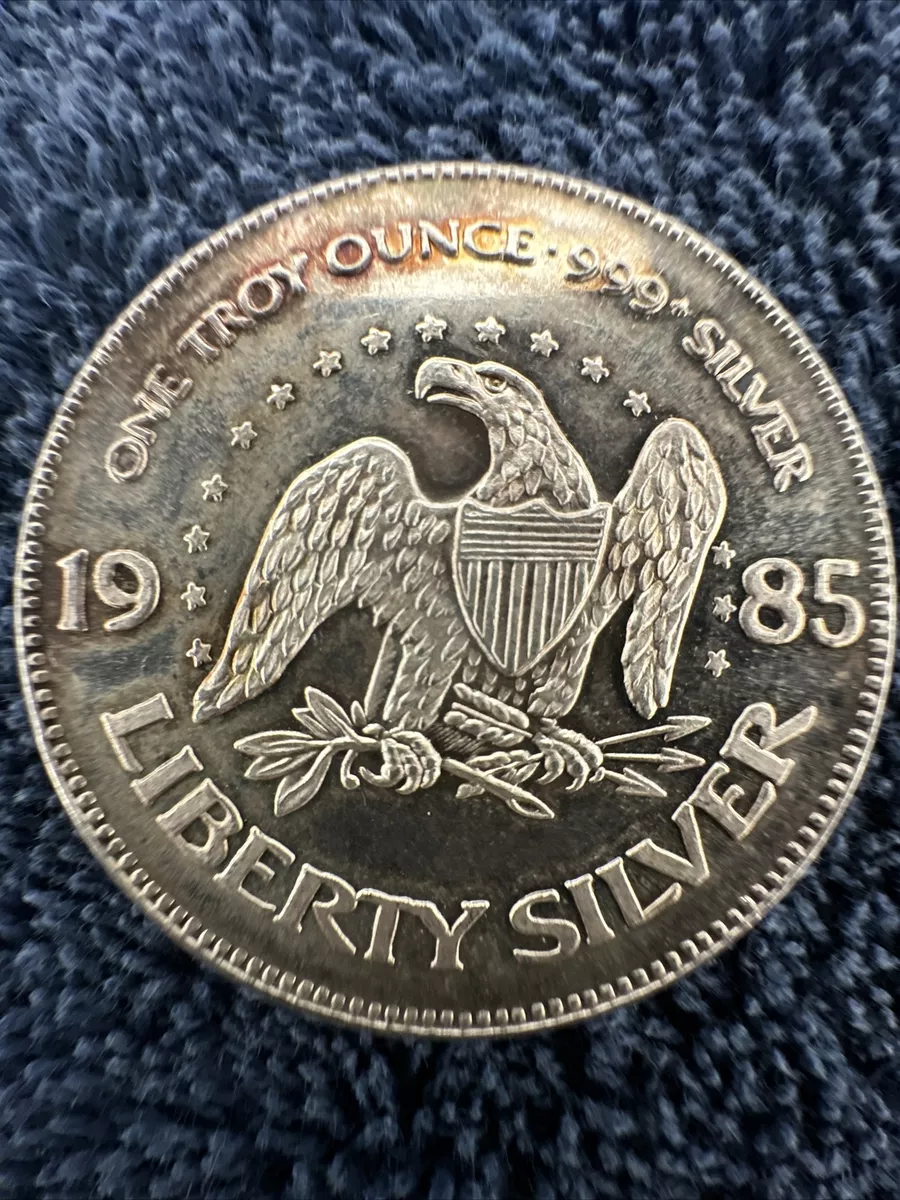 Liberty Silver Life Liberty Happiness 1 Troy Oz Major Doubled Die? - Coin Community Forum