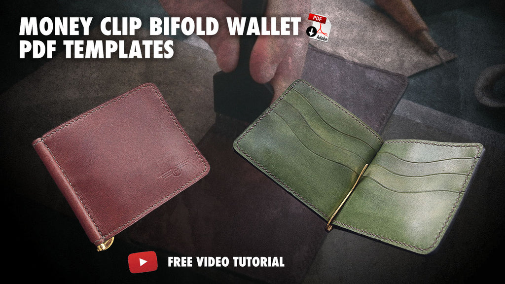 Free Leather Money Clip Wallet Template - Maze Leather