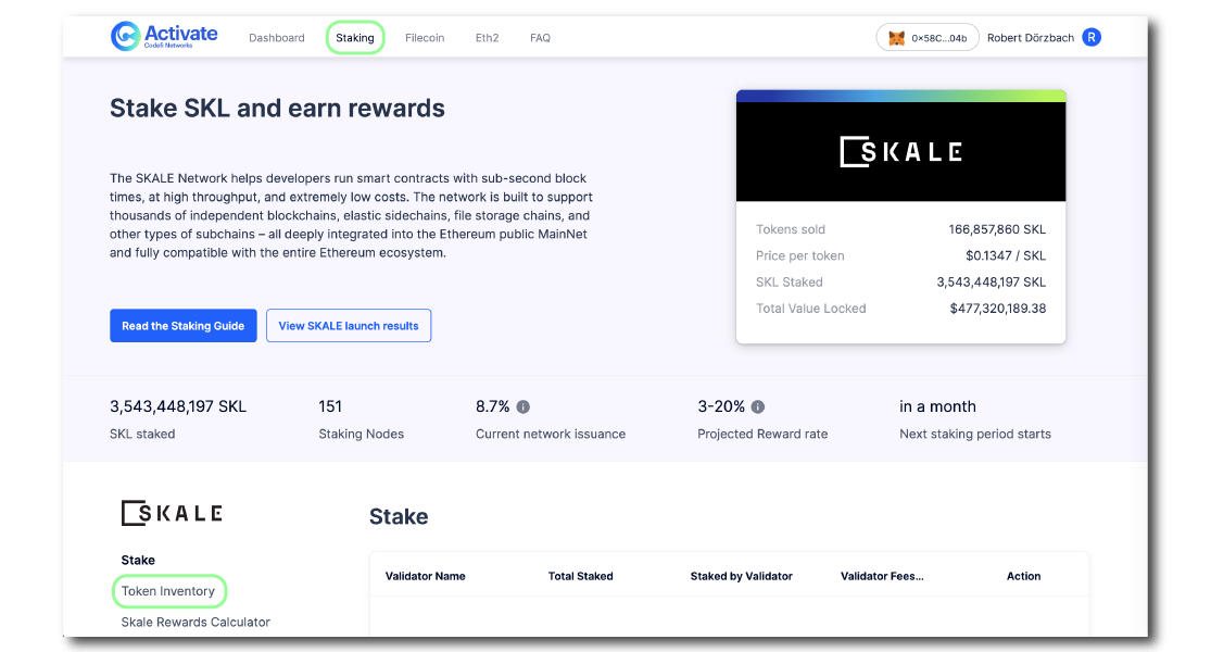 How to Stake Skale (SKL) - Detailed Staking Guide for 