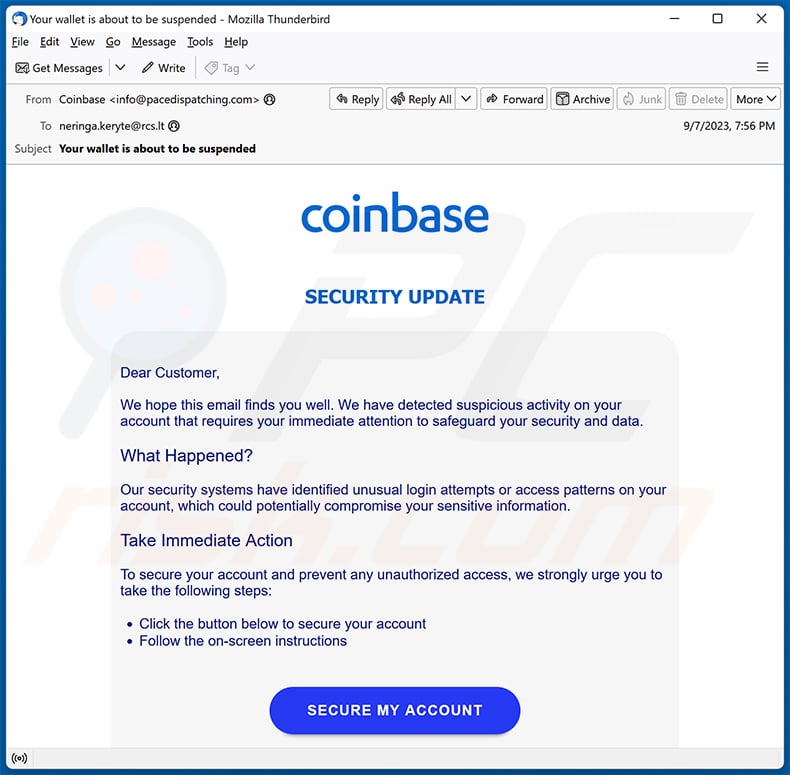 Cryptocurrency Scams (LunoBTC Trader & Coinbase Scam Examples) | Enea