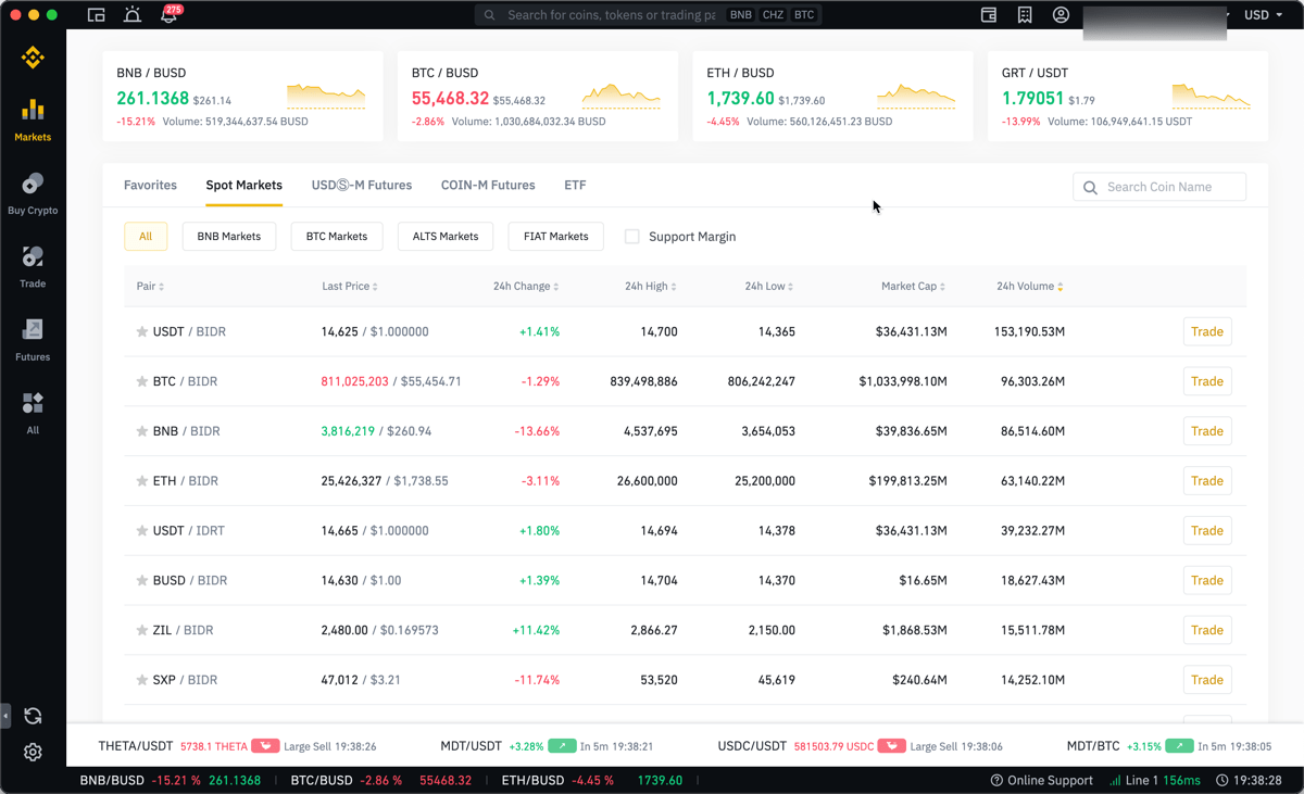 Binance - Desktop App for Mac, Windows (PC), Linux - WebCatalog