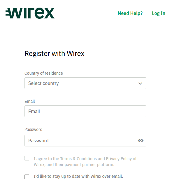 Wirex | Login To Wirex