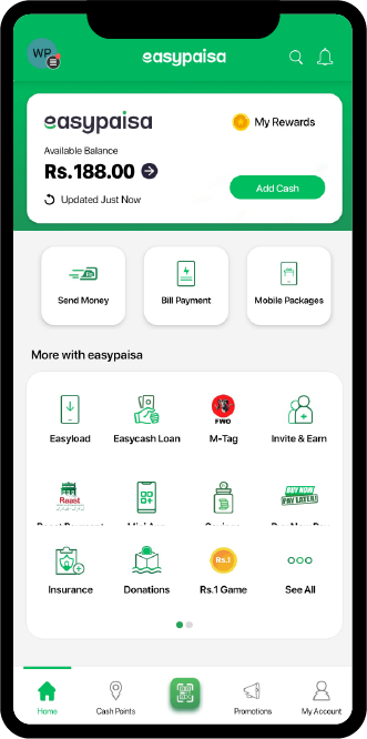 Exchange EasyPaisa PKR to Paypal USD In Pakistan