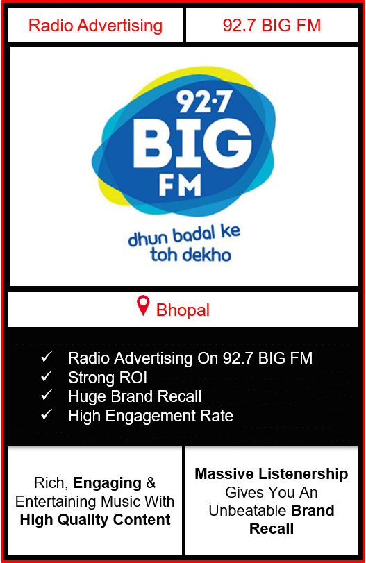Big FM Advertisement | big FM advertising rates - | Excellent Publicity