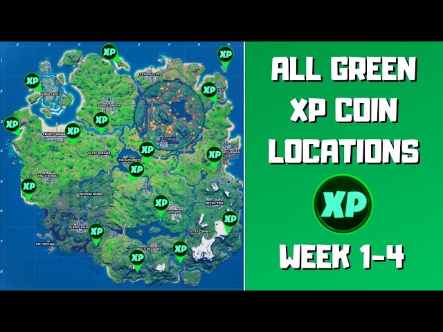 Fortnite: Where To Find All XP Coins - Chapter 2 Season 4 Week 1