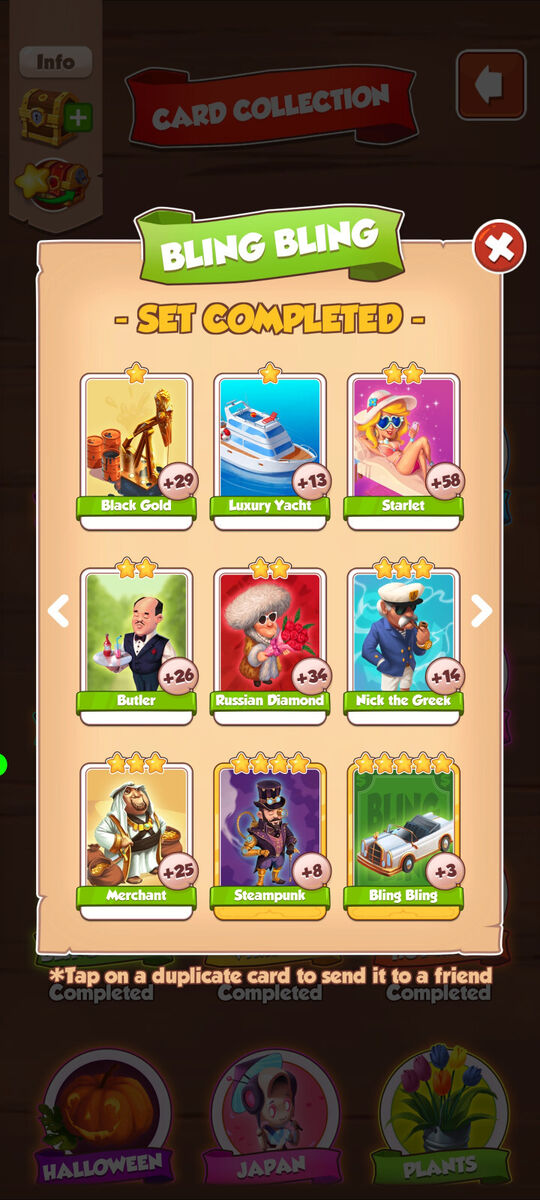 All Gold Cards in Coin Master - PROJAKER