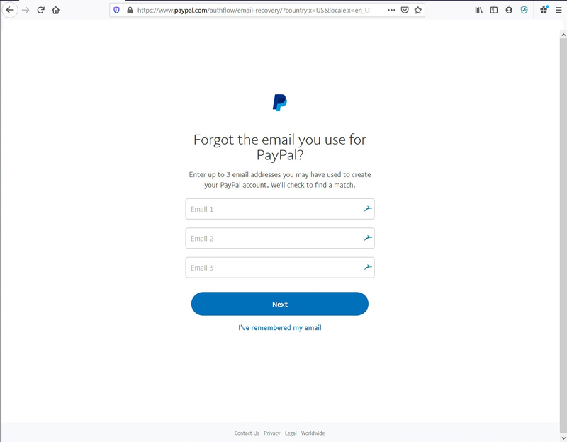 I’ve forgotten my password. How do I reset it? | PayPal SG