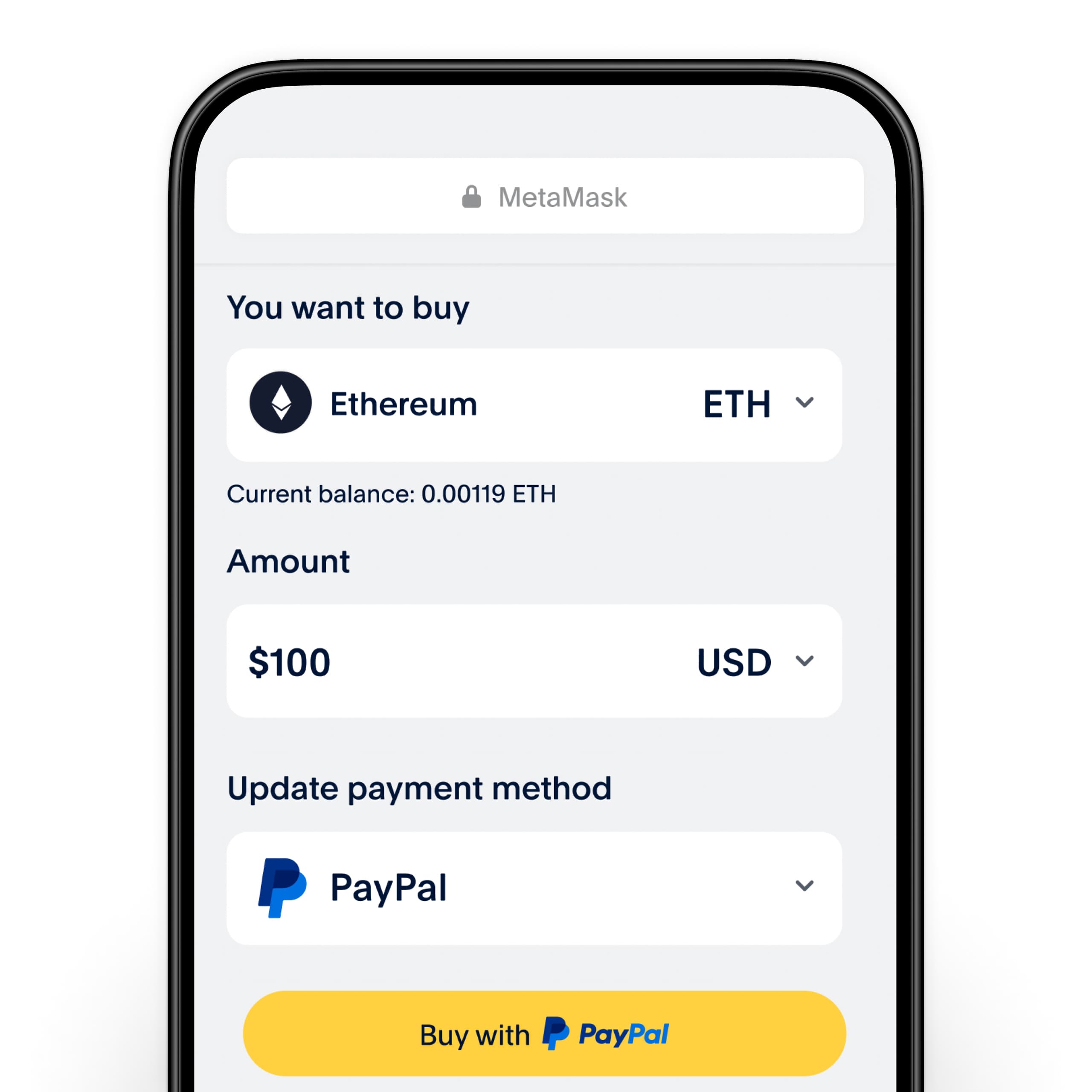 How to Transfer Ethereum from MetaMask to PayPal