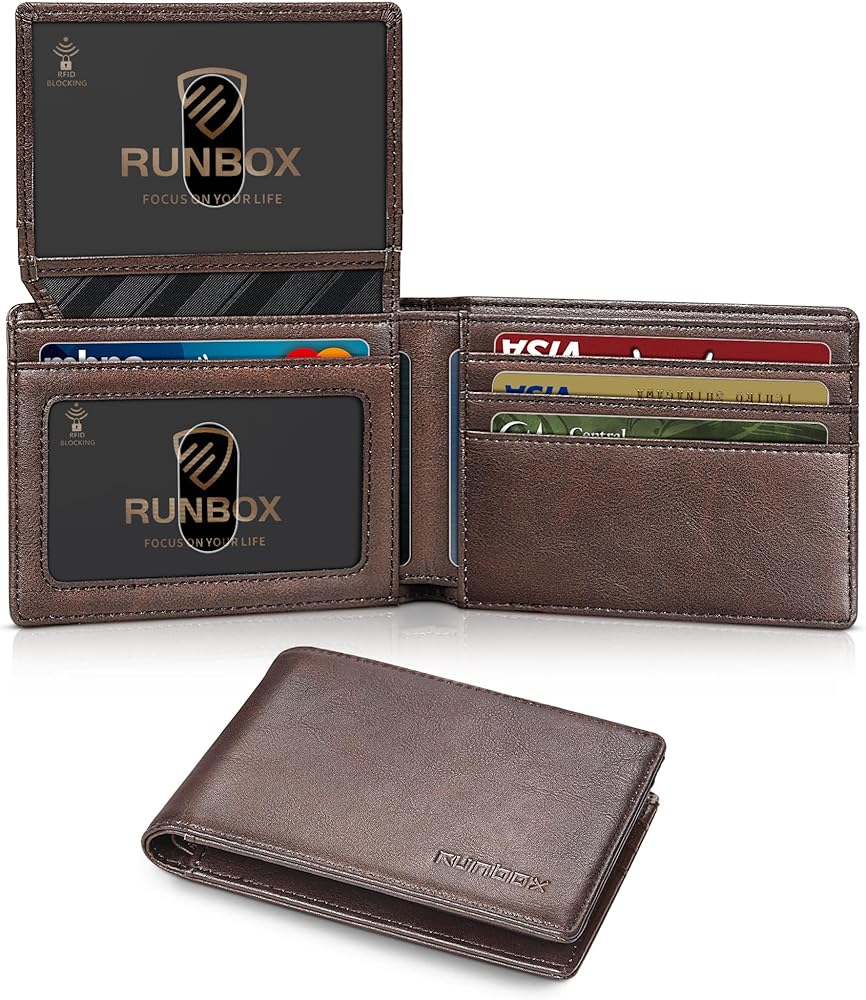 Men's Pebble Grain Leather Card Holder with RFID Blocking and Window P | Dents