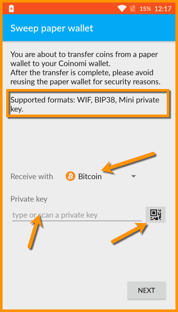 Here Is How To Transfer Bitcoins From A Paper Wallet To Ledger Wallet