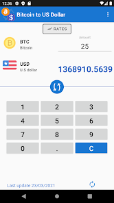 1 BTC to USD - Bitcoins to US Dollars Exchange Rate