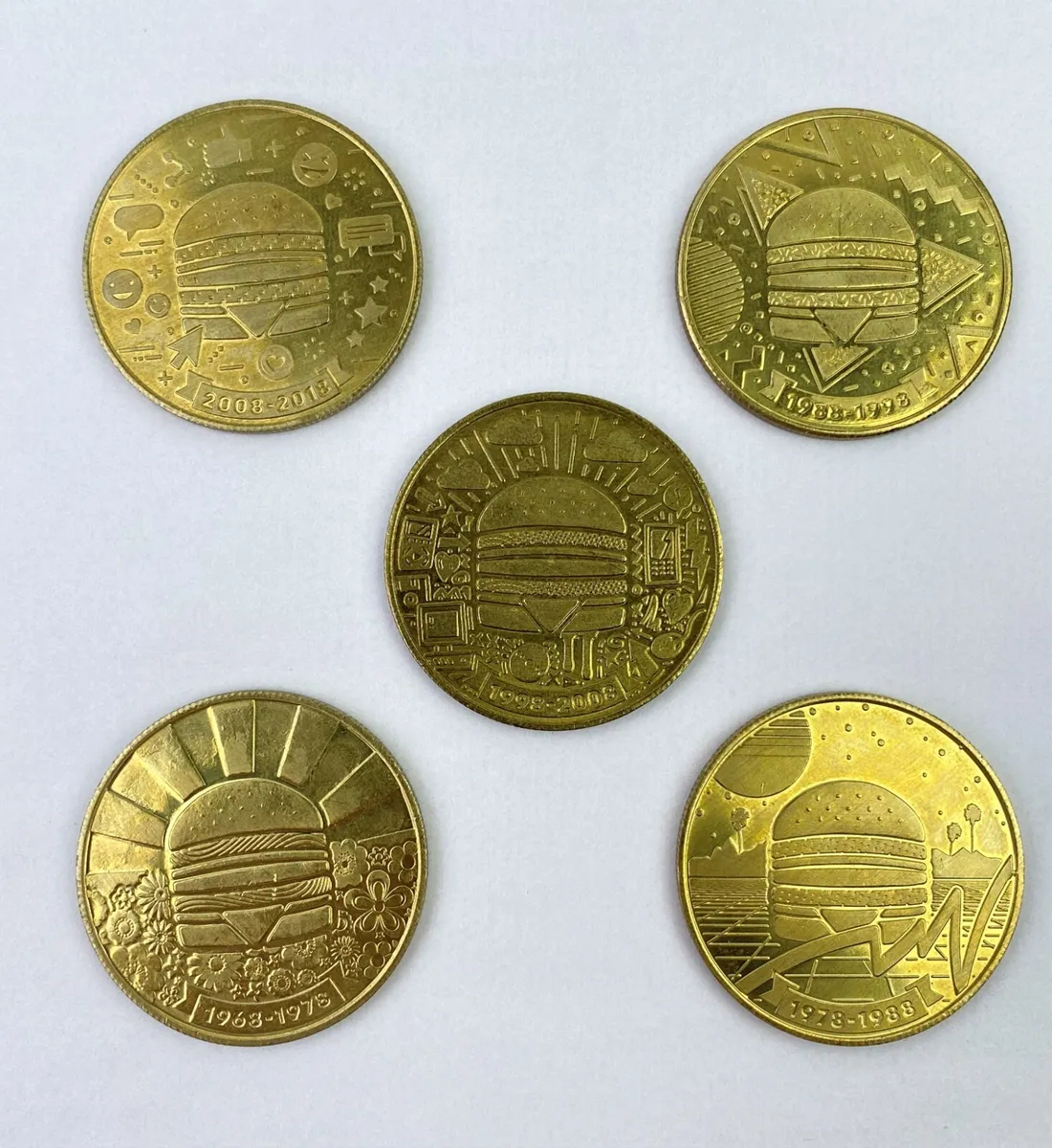 BIG MAC 50TH anniversary gold coins and $ - PicClick