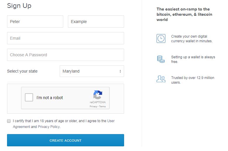 How to Setup a Coinbase Account