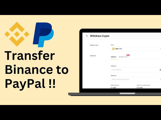 How To Send Crypto From Binance To PayPal | Hedge with Crypto