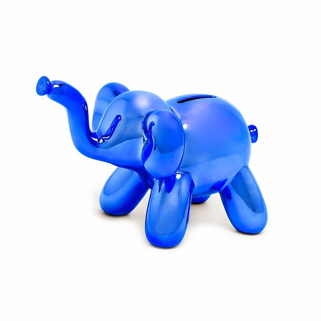 King Max Buy Blue Elephant Savings Piggy Bank Online India | Ubuy