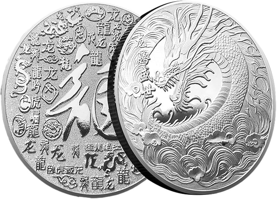 Lucky Dragon and Phoenix Coin | Dragon Vibe