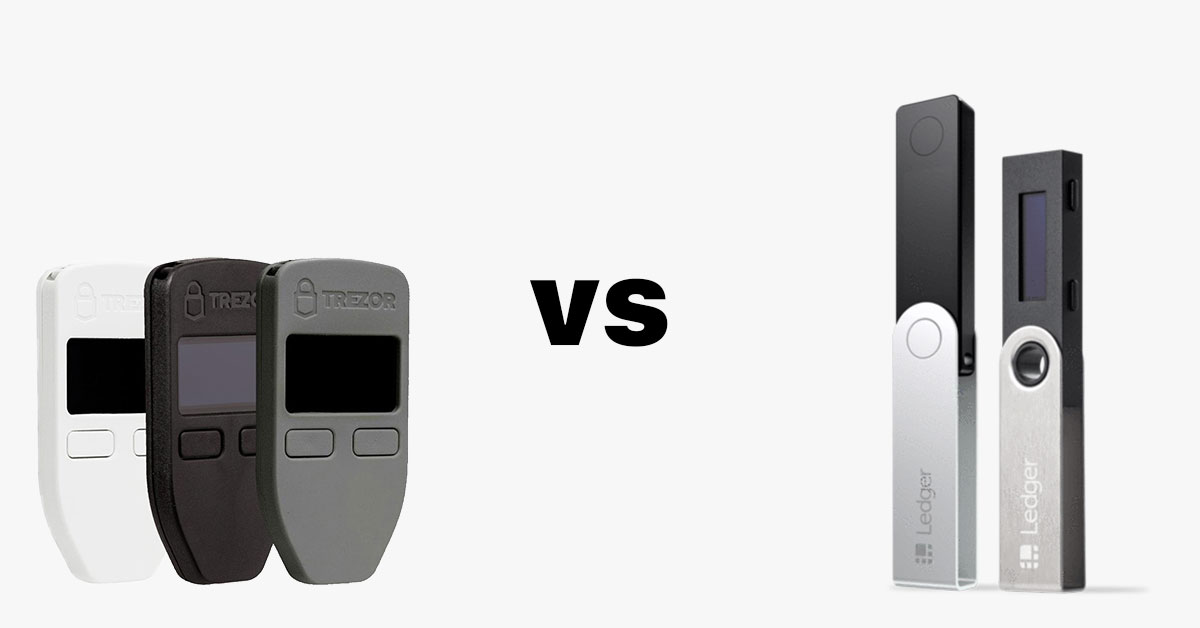 Crypto Hardware Wallets Compared: Ledger Nano S vs. Trezor Model One