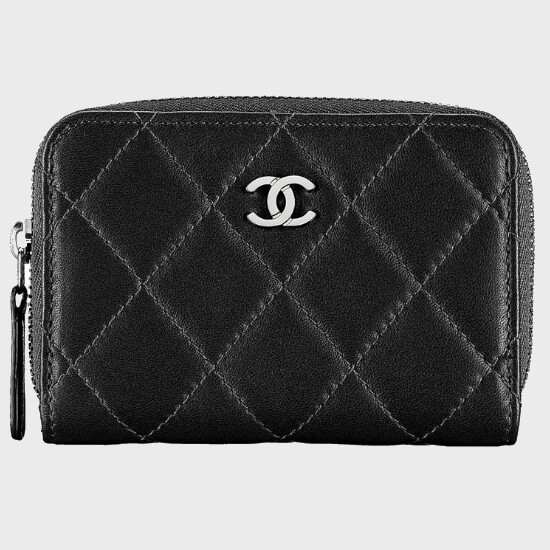 Chanel Flap Bag with Coin Purse Black – Balilene