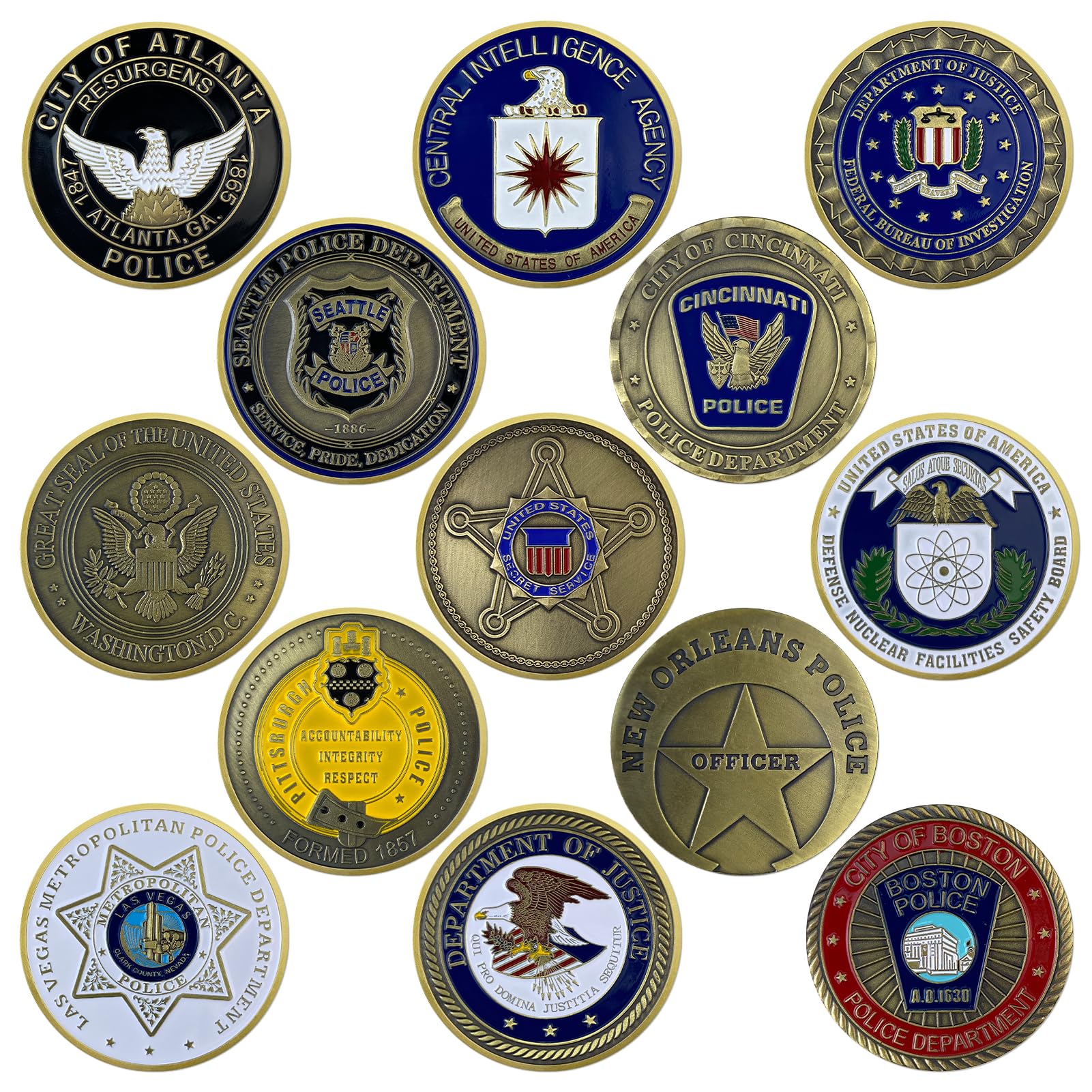 Custom Police Coins