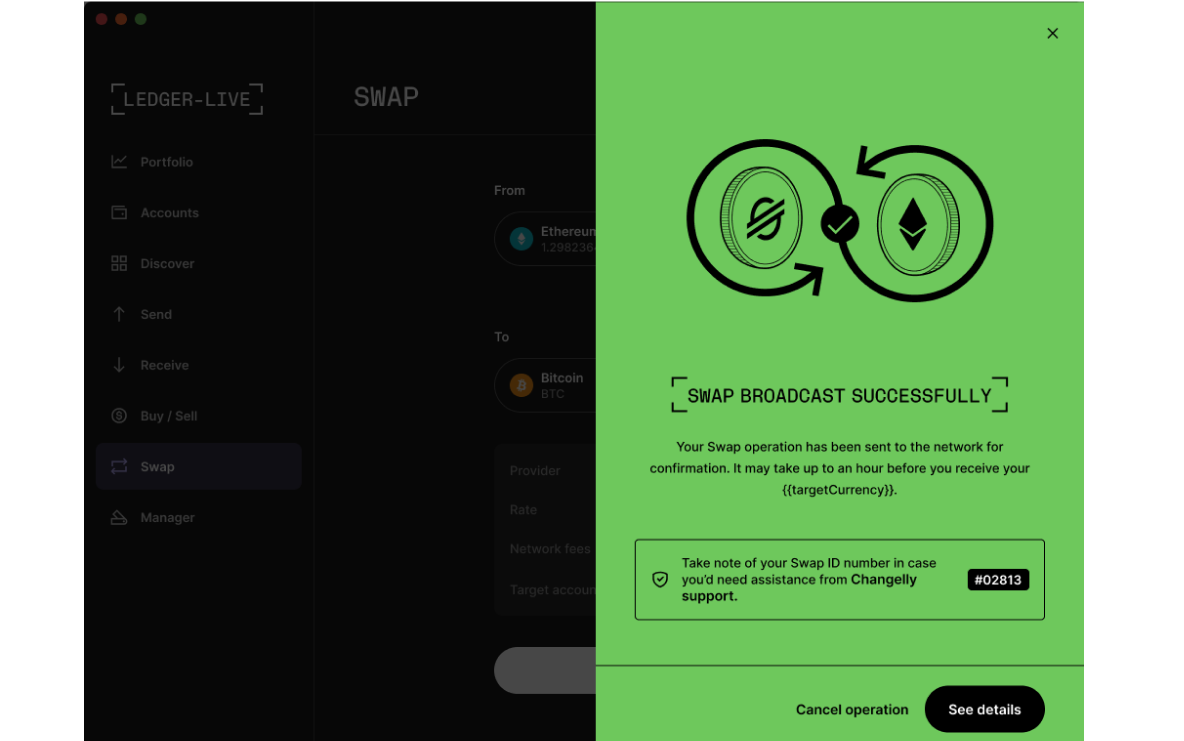 How To Use Ledger Live Crypto Swap Feature (Wallet)