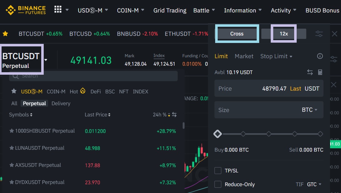 Binance Futures Calculator - Profit & Leverage Calculator - Dappgrid