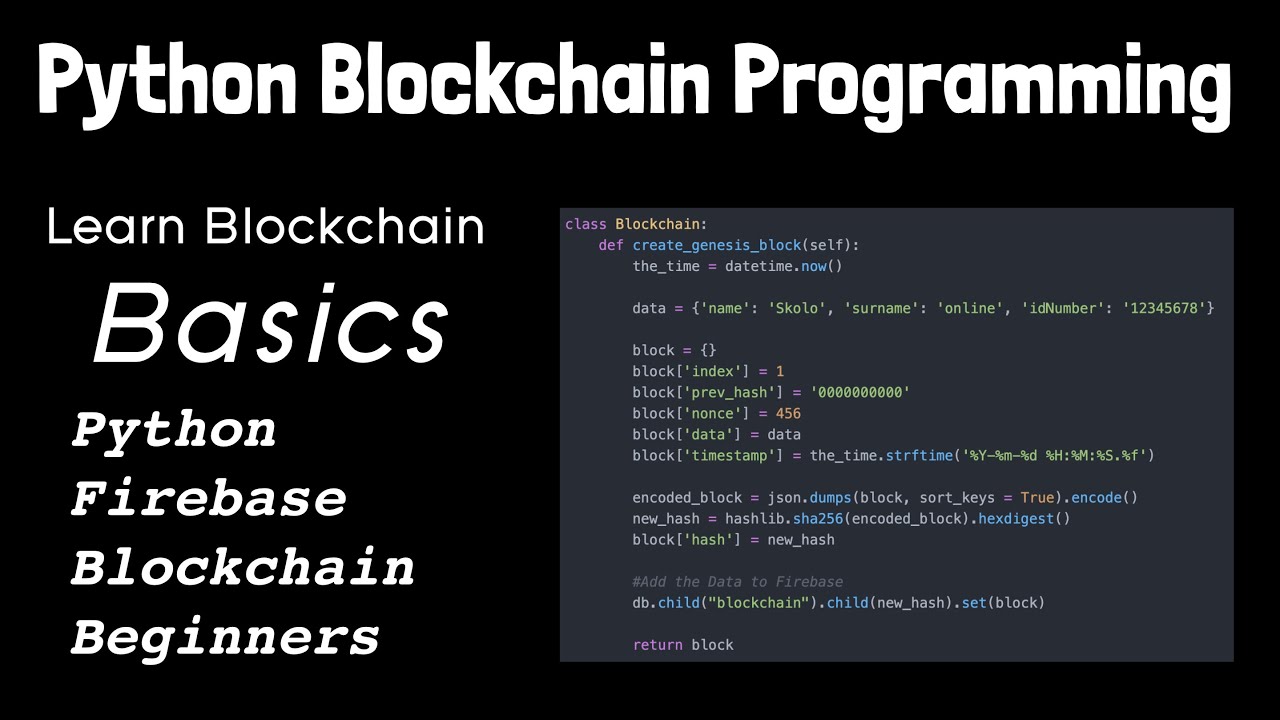 5 reasons why develop a blockchain using Python - Woxlab