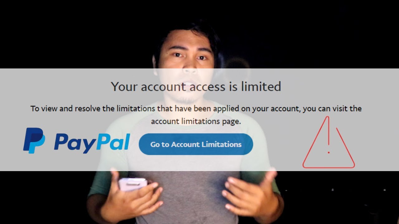 How do I remove a limitation from my account? | PayPal IN