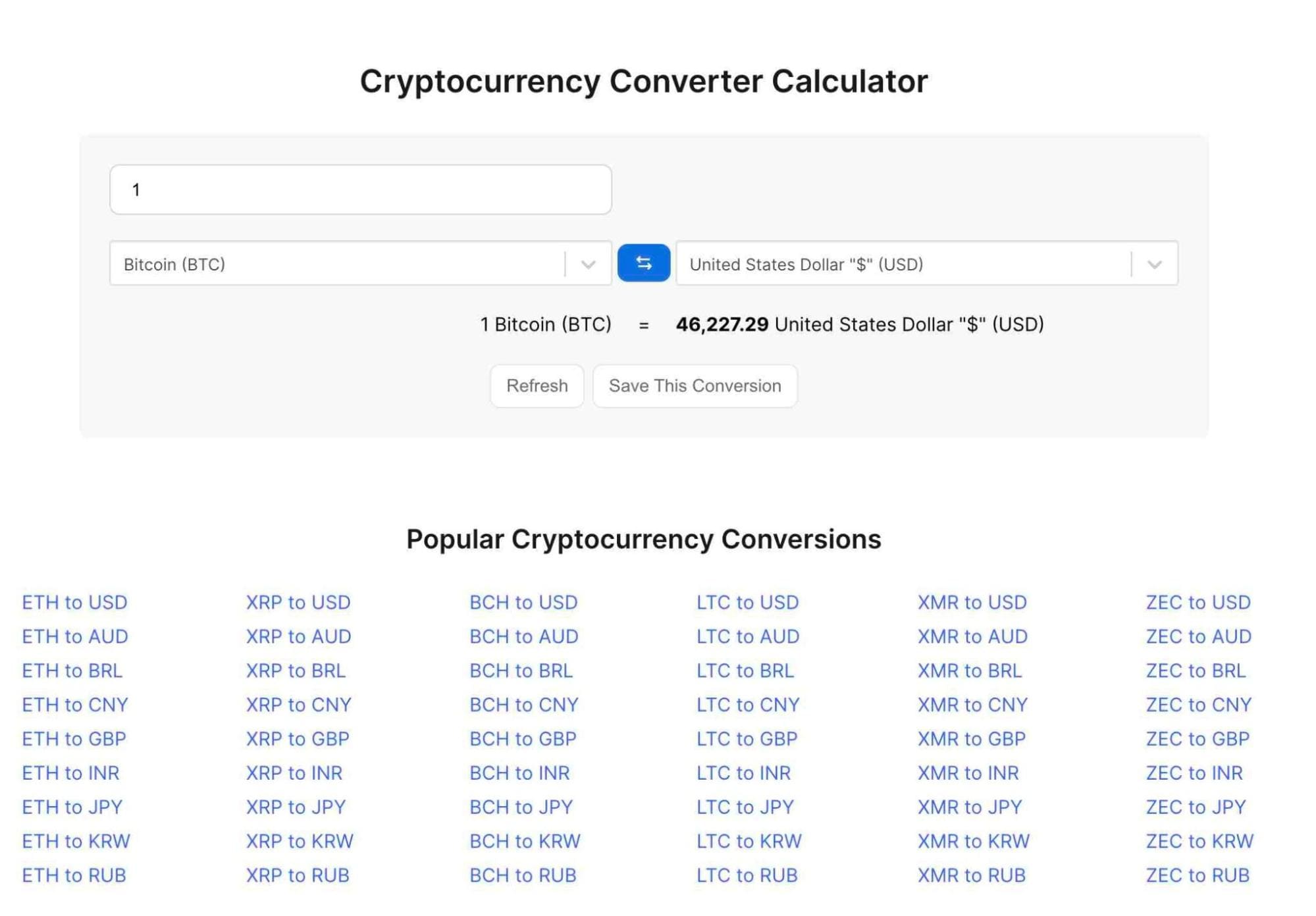 Bitcoin Calculator Switzerland - cointime.fun