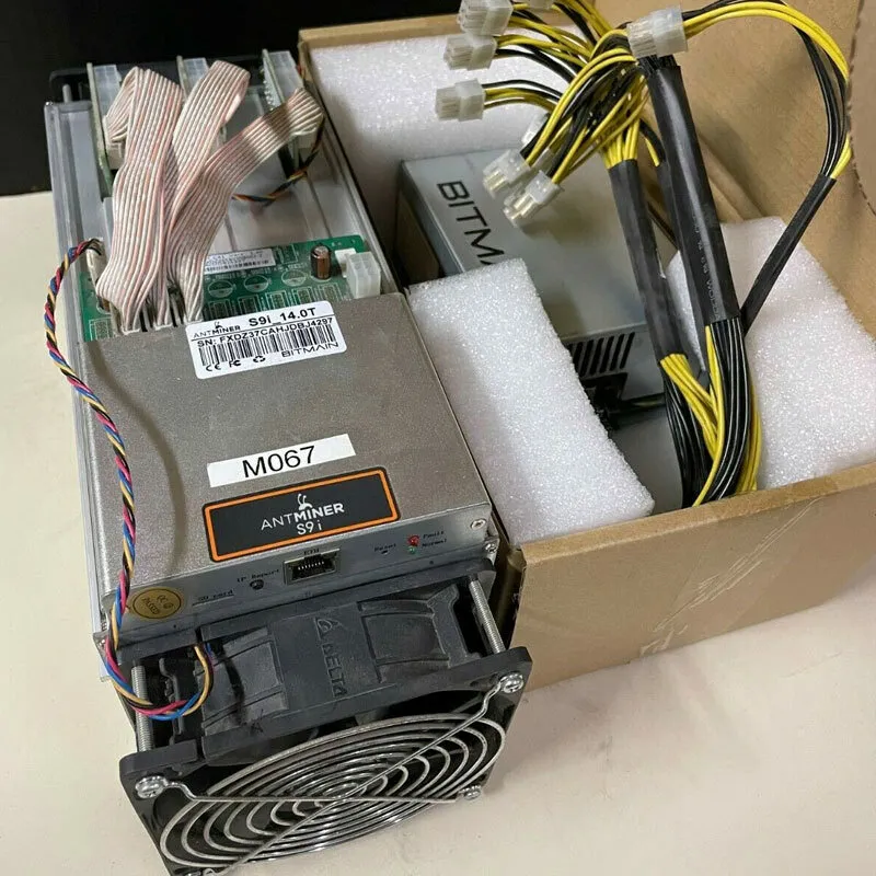 Bitmain Antminer S9i 14TH/s Bitcoin Miner /w PSU - Free Priority Shipping!!! USA - Helia Beer Co