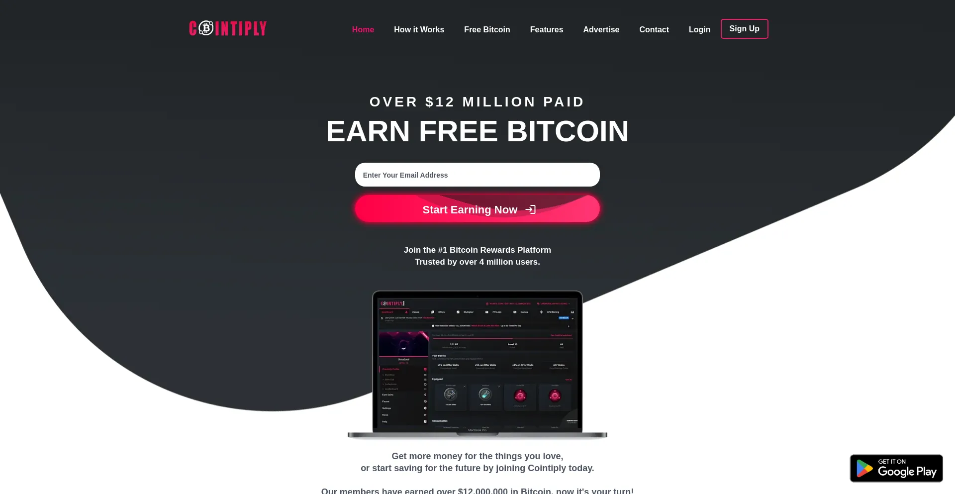 Cointiply Bitcoin Rewards - Sign Up & Start Earning