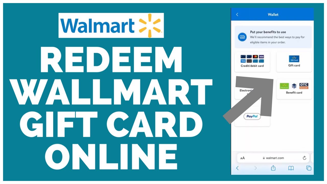 How To Redeem Walmart Gift Card On Walmart Website Or Store - Nosh