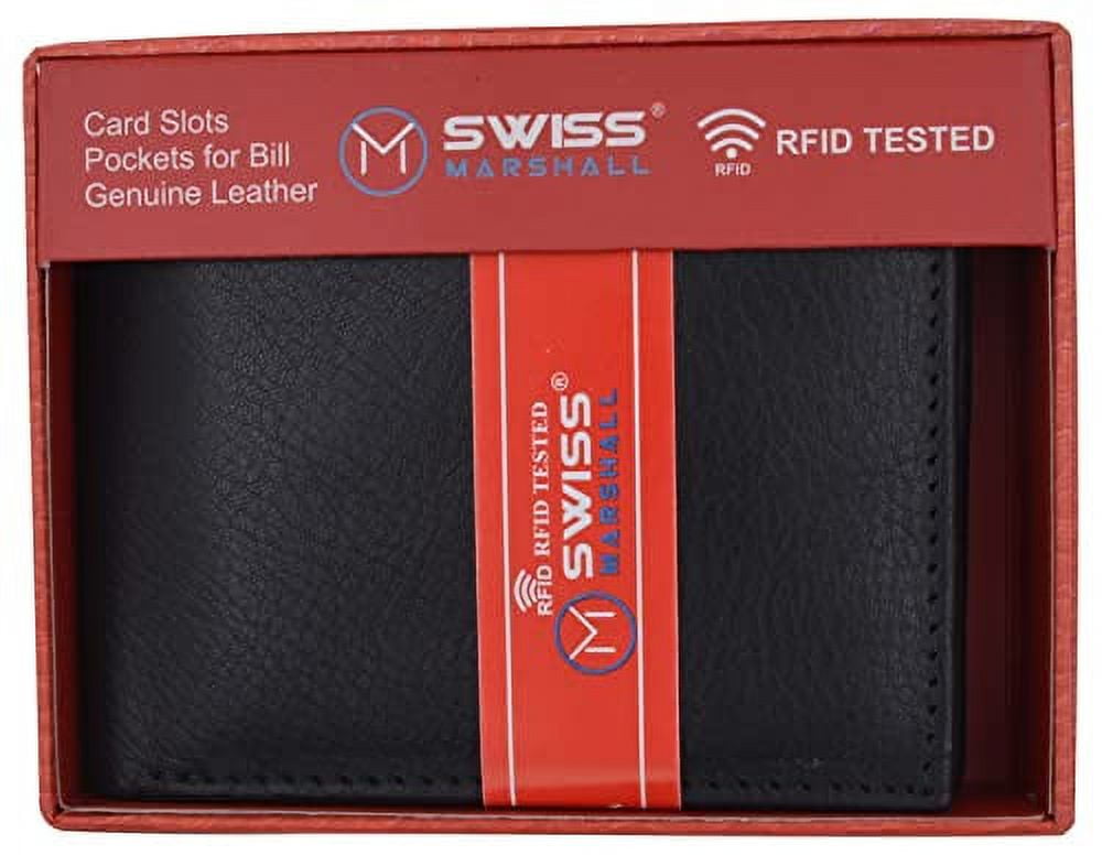 K Hanson | Men's RFID Leather Bifold Wallet with Card Holder Insert – J.Y.S. Enterprise Inc.