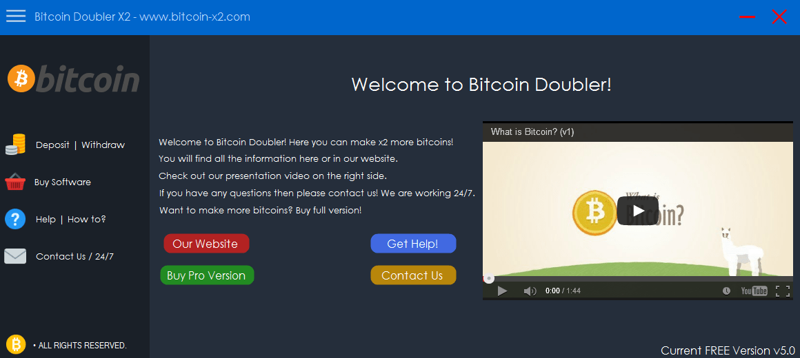 Crypto Doubler Script: Bitcoin, ETH, Dogecoin, LTC, Ripple, Tron