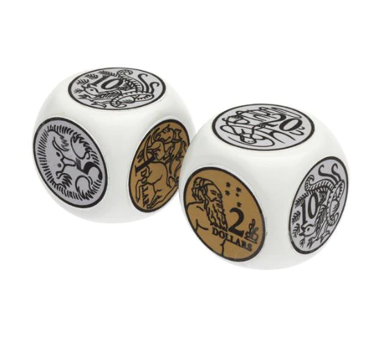 The Witcher Dice Set and Coin - Geralt