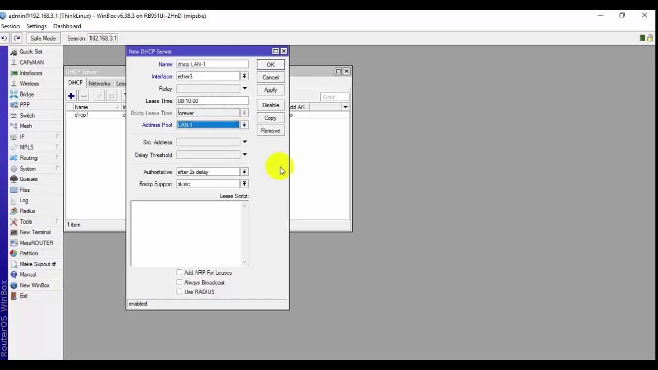 Mikrotik DHCP Configuration | cointime.fun