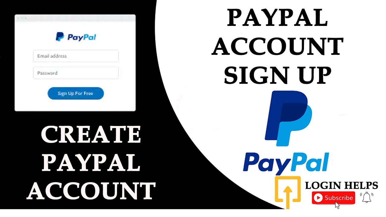 Sign up for PayPal