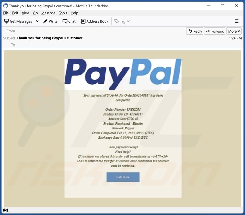 PayPal Phishing Scam Uses Invoices Sent Via PayPal – Krebs on Security