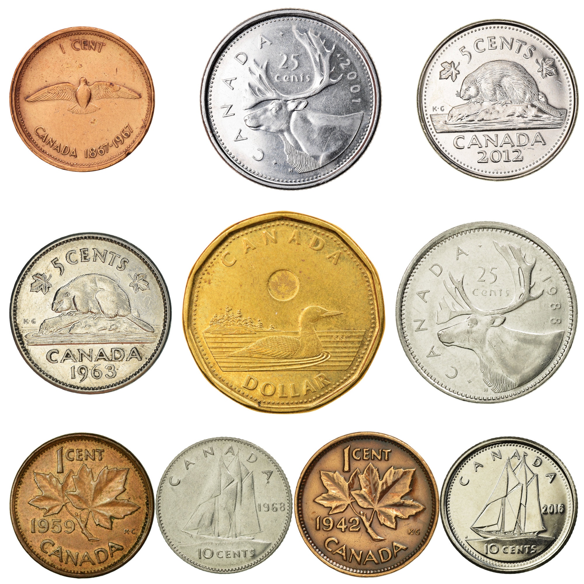 Canada coins for sale - Buy Canada coins from the most respected dealers around the world | VCoins